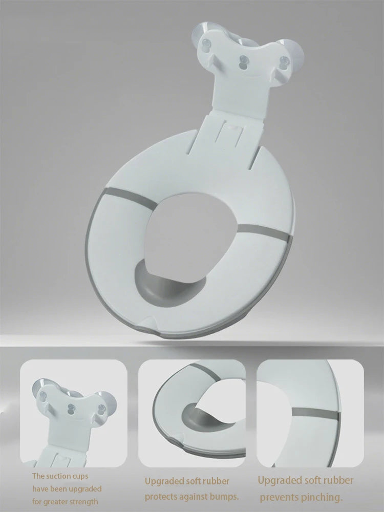 Foldable Toilet Seat For Children &ndash; Space Saving Design QT-RTMTQ.PRO