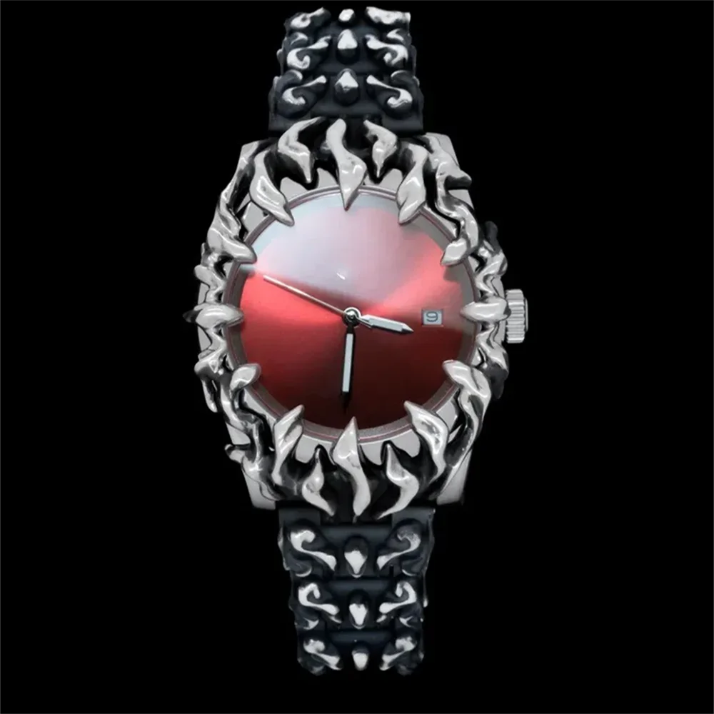 Gorben Claw Watch Alabaster Retro Y2K &ndash; Vintage Claw Design Red