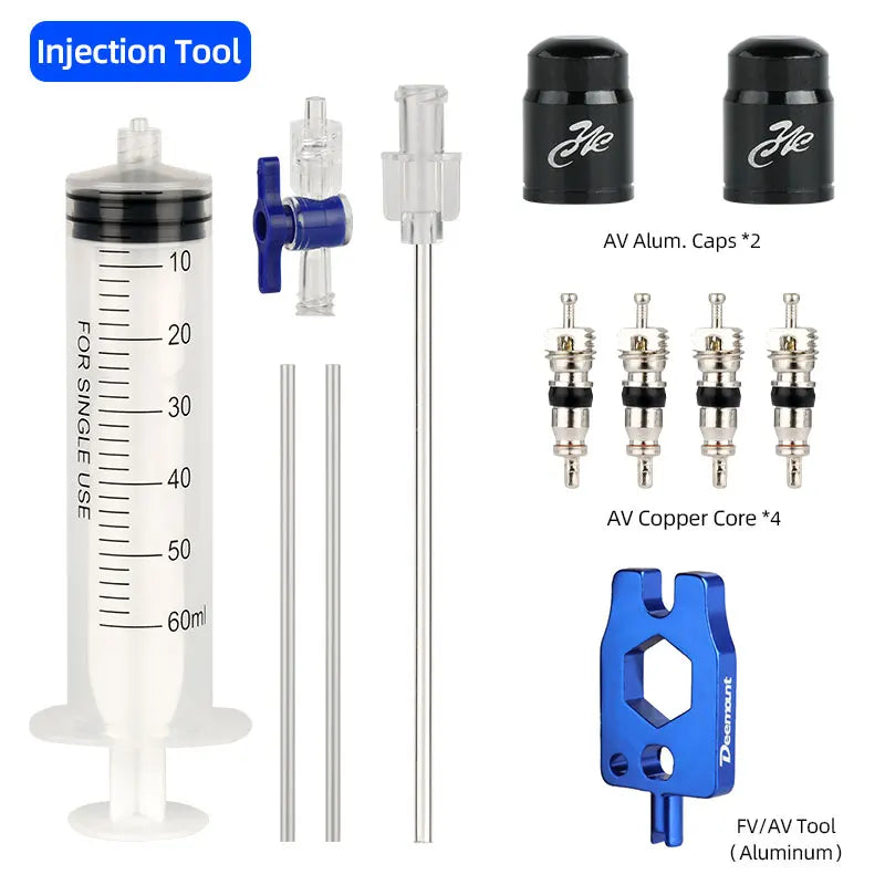 Deemount Tire Sealant Syringe &ndash; Easy Fluid Injection Tool TOL179 AV4-A7