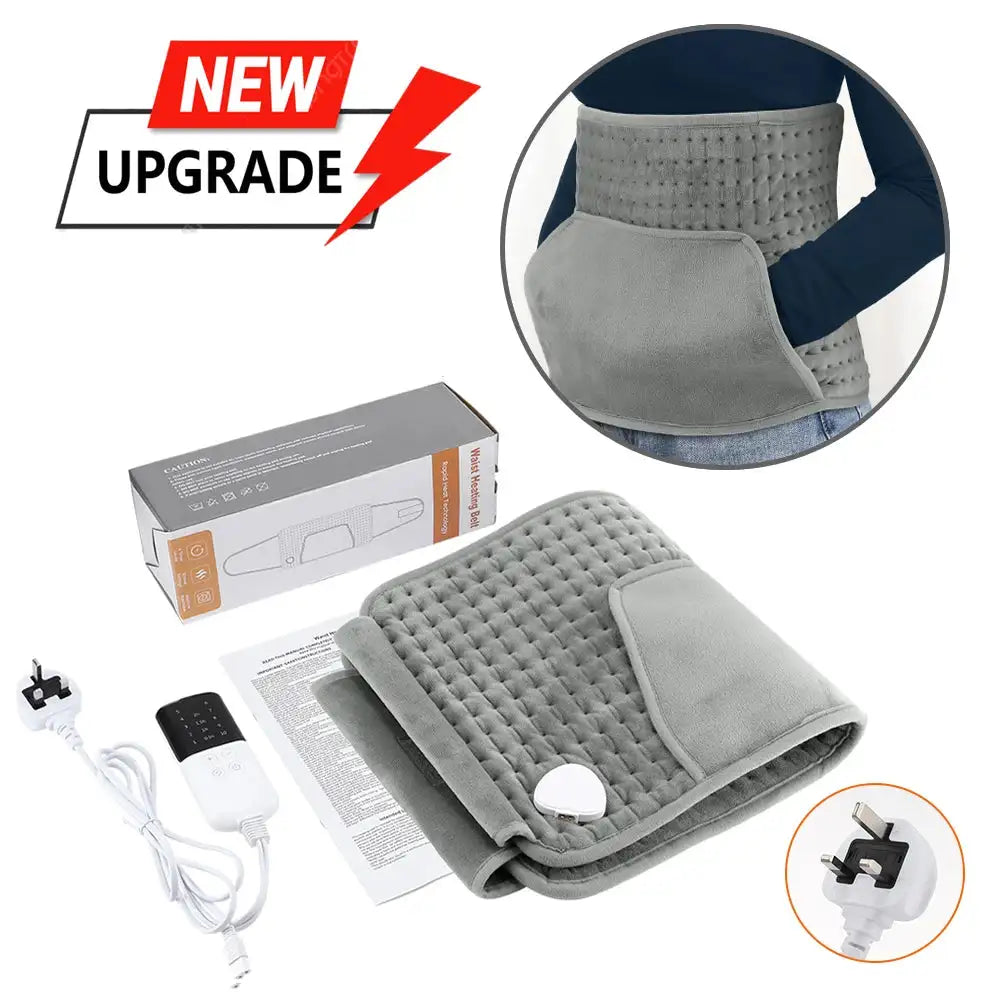 Electric Heating Waist Belt Warm Pad With Heat Control Upgrade-UK Plug
