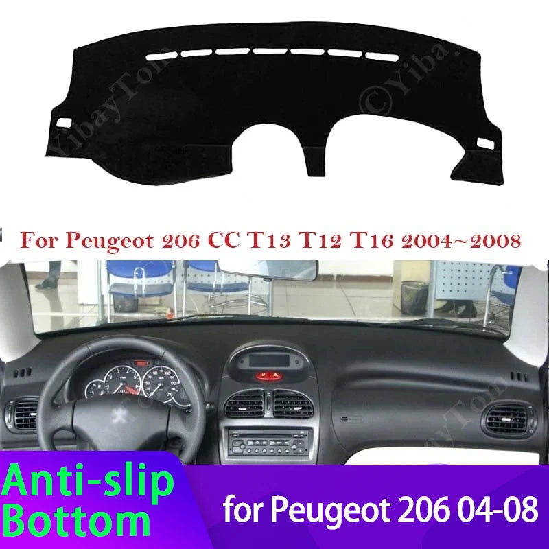 Capa de Painel com Proteção Antisolar para Peugeot 206 CC 2004-2008