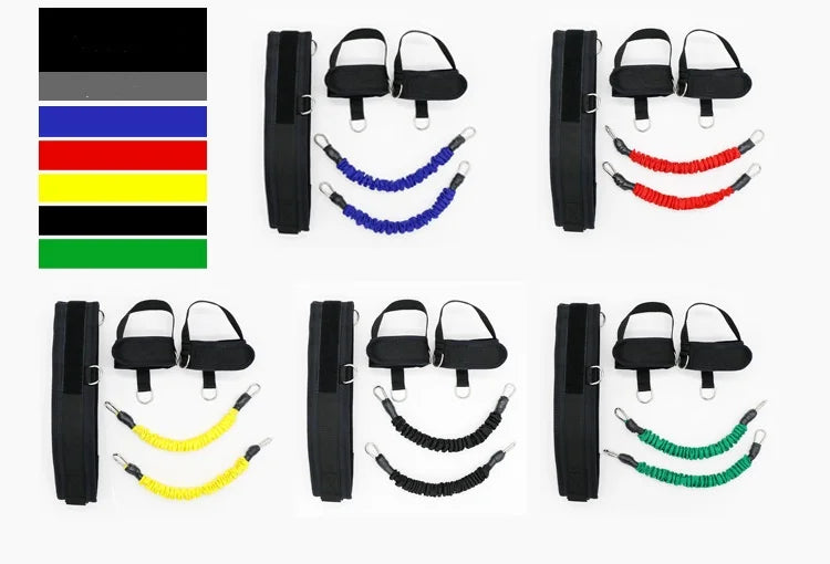 Leg Resistance Bands Taekwondo Training &ndash; Adjustable Straps