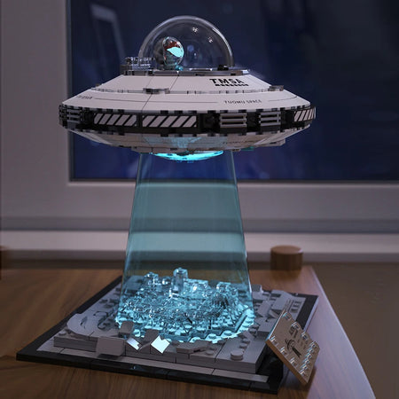 UFO Flying Saucer Building Block &ndash; Creative Assembly Puzzle Toy