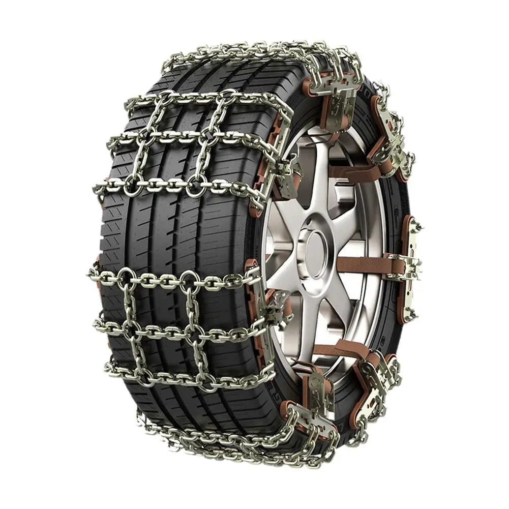 Anti Skid Car Tire Chains &ndash; Heavy Duty Metal for Snow