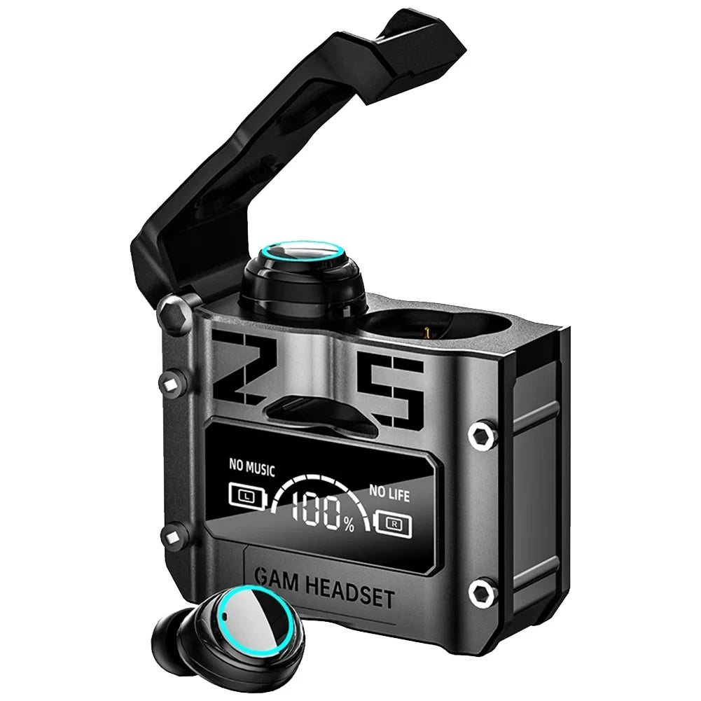 Kebidumei Bluetooth 5.3 Earphones - Noise Cancellation Black