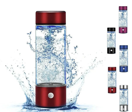 YTYIN Hydrogen Rich Water Cup &ndash; Portable Electric Ionizer for Health Benefits RED