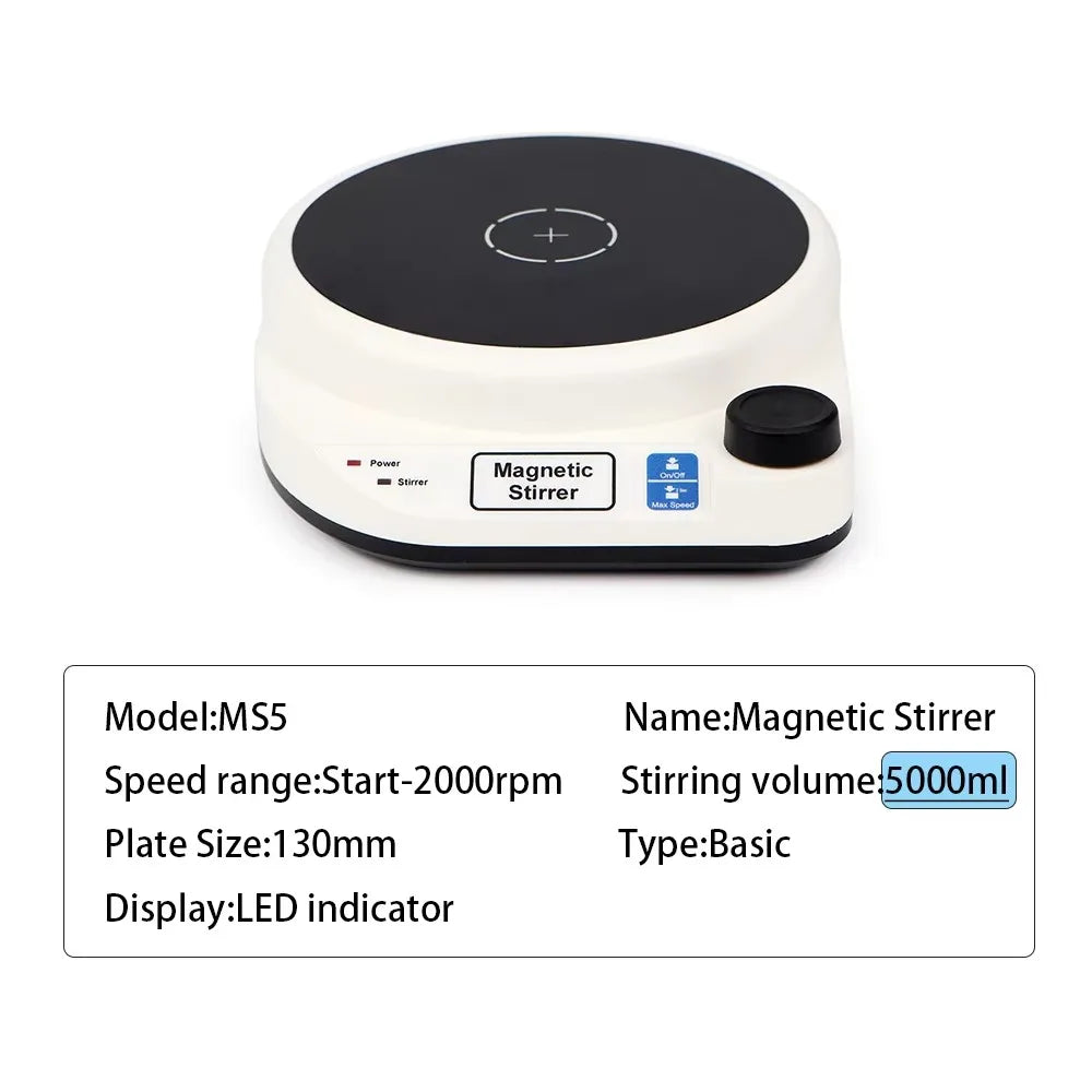 Magnetic Stirrer 2000RPM Mini Electric &ndash; Brushless DC Motor MS5