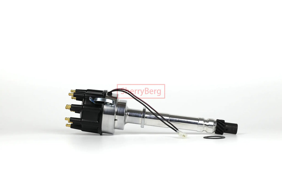 SherryBerg 2-Wire Magnetic Distributor fit for GM SB and BB Compatible ProSeries - Black Cap New Made by InterCyprus Trading Ltd