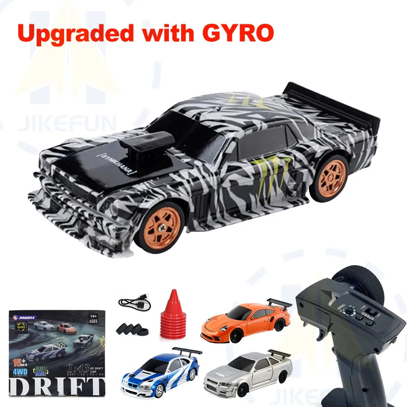 Gyro 1To43 RC Drifting Car - 4WD High Speed Drift Vehicle