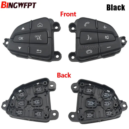 1pair Black/Moka Color Steering Wheel Control Switch Buttons For BENZ C GLC Class W205 W253 A0999050200 A0999050300 by InterCyprus Trading Ltd