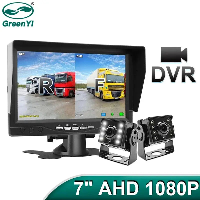 AHD Truck Backup Camera System With 7 Inch Monitor And 1080P Night Vision by InterCyprus Trading Ltd