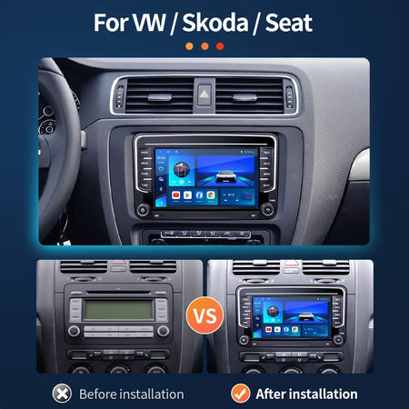 AKAMATE 7Inch 2Din Android 13 Car Radio &ndash; CarPlay GPS