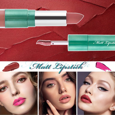 Dual Head Long-Wear Matte Lipstick + Liquid Gloss