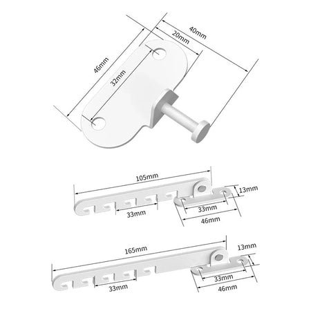Child Safety Window Lock - Adjustable Metal Restrictor for Baby Protection