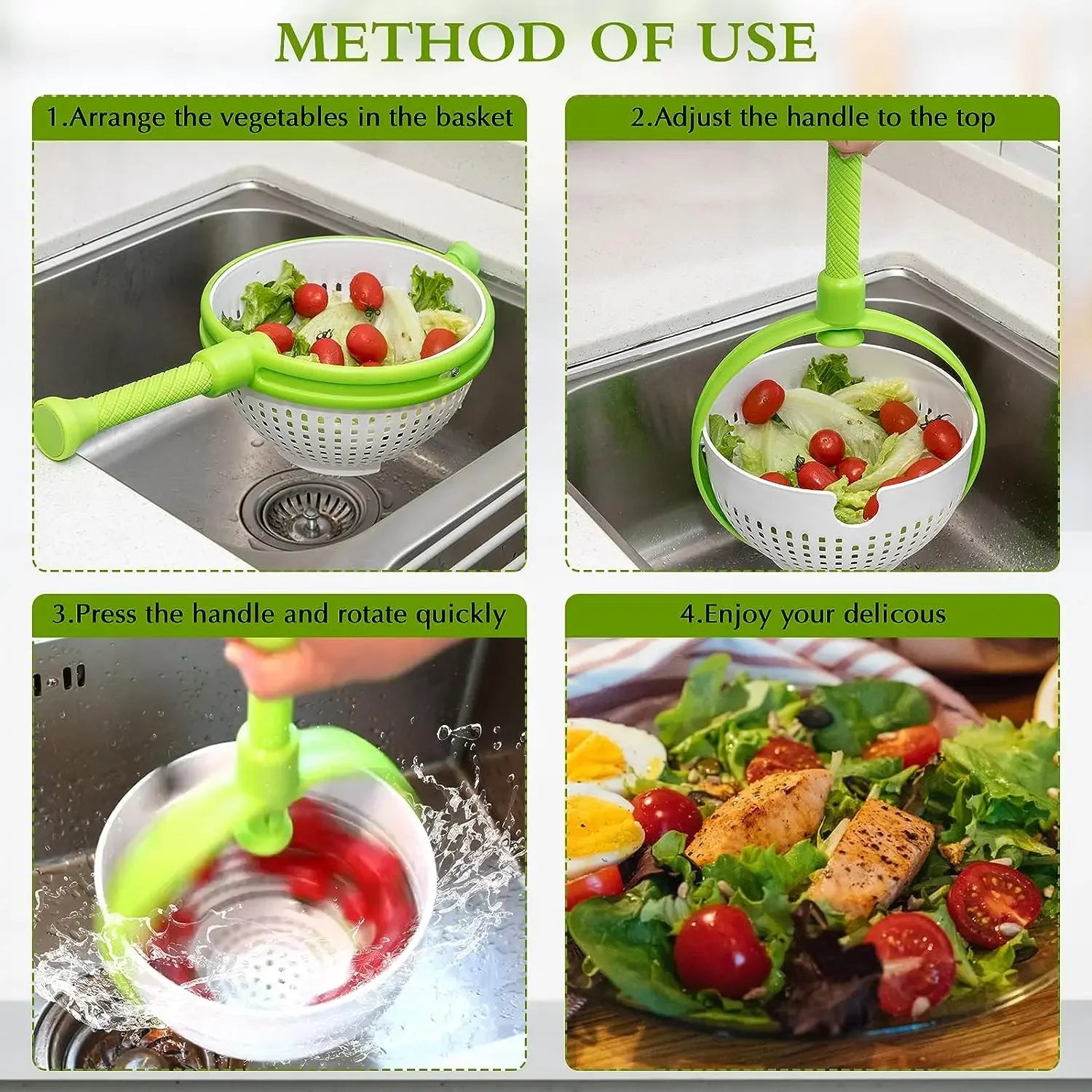 Folding Drainer Basket &ndash; Eco-Friendly Collapsible Design