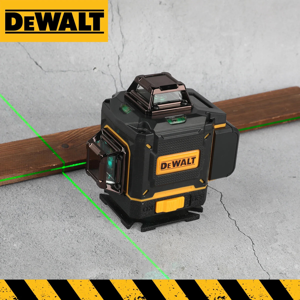 DEWALT 4 Sides 360 Degree Vertical Laser Level &ndash; Green Beam