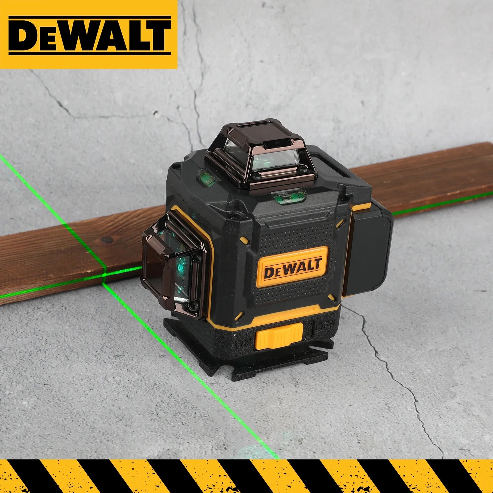 DEWALT 4 Sides 360 Degree Vertical Laser Level &ndash; Green Beam