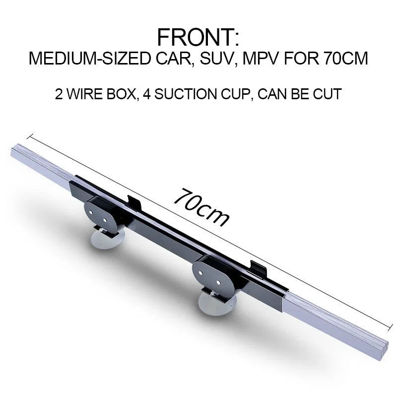NoEnName_Null Foldable UV Protection Car Sunshade for Front and Rear Windows Original Style 70cm