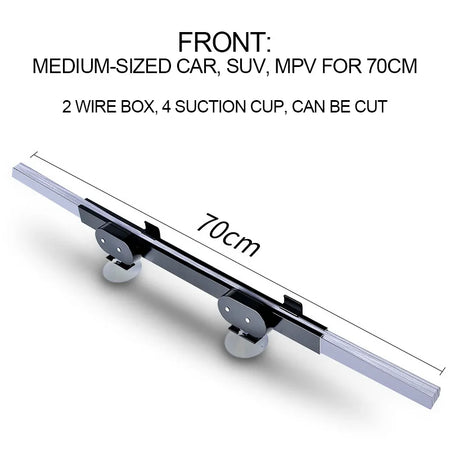 NoEnName_Null Foldable UV Protection Car Sunshade for Front and Rear Windows Original Style 70cm
