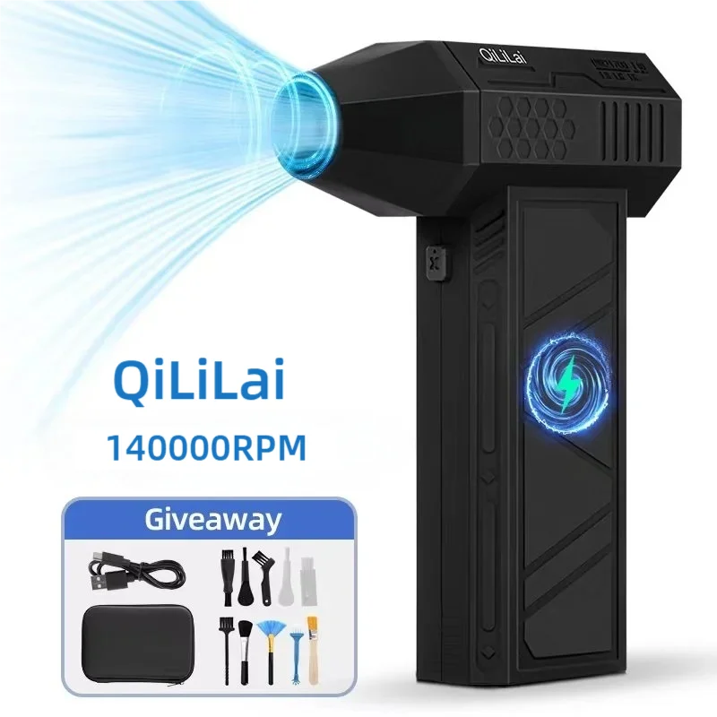 Mini Turbo Jet Fan Blower - Ultra Fast 140000RPM Brushless