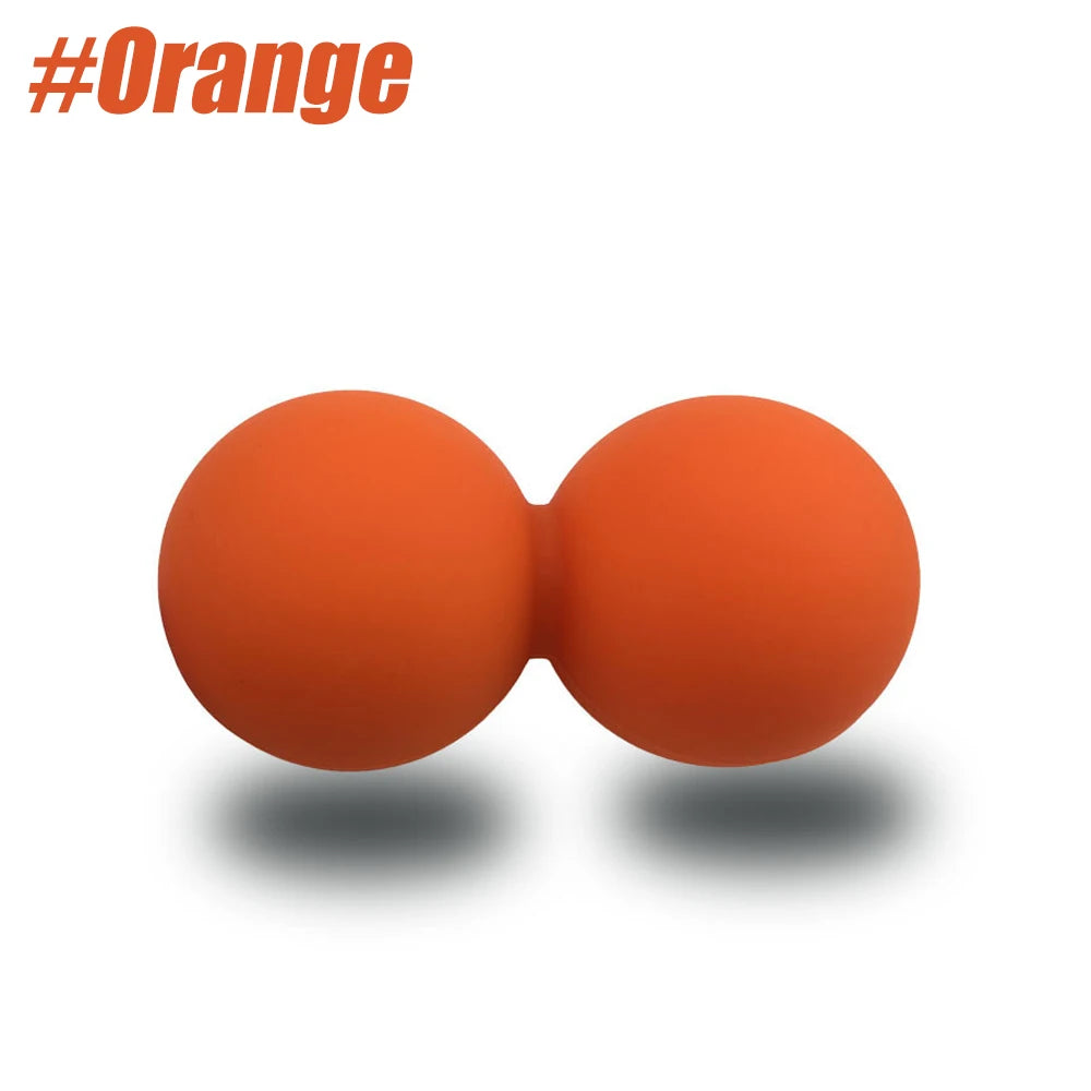 Peanut Massage Ball &ndash; Perfect Design for Comprehensive Massage Orange