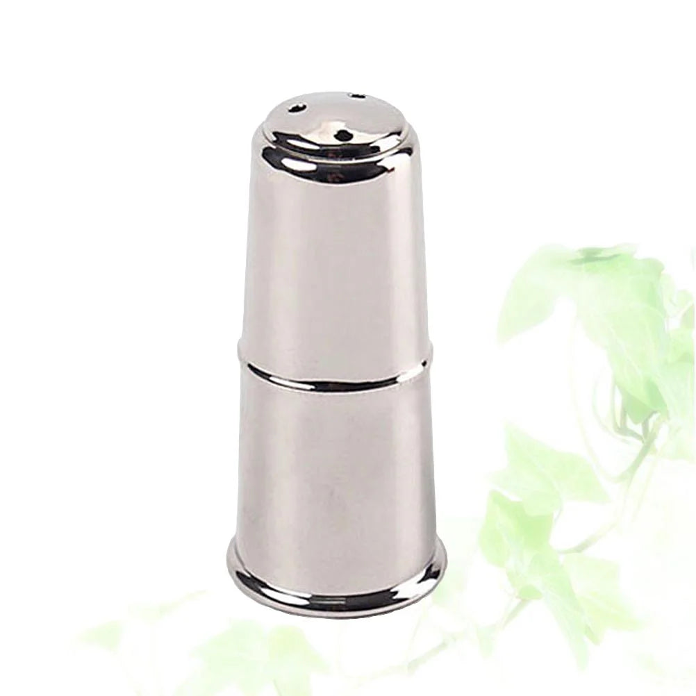 Nickel Plated Mouthpiece Cover &ndash; Durable Metal Cap Silver