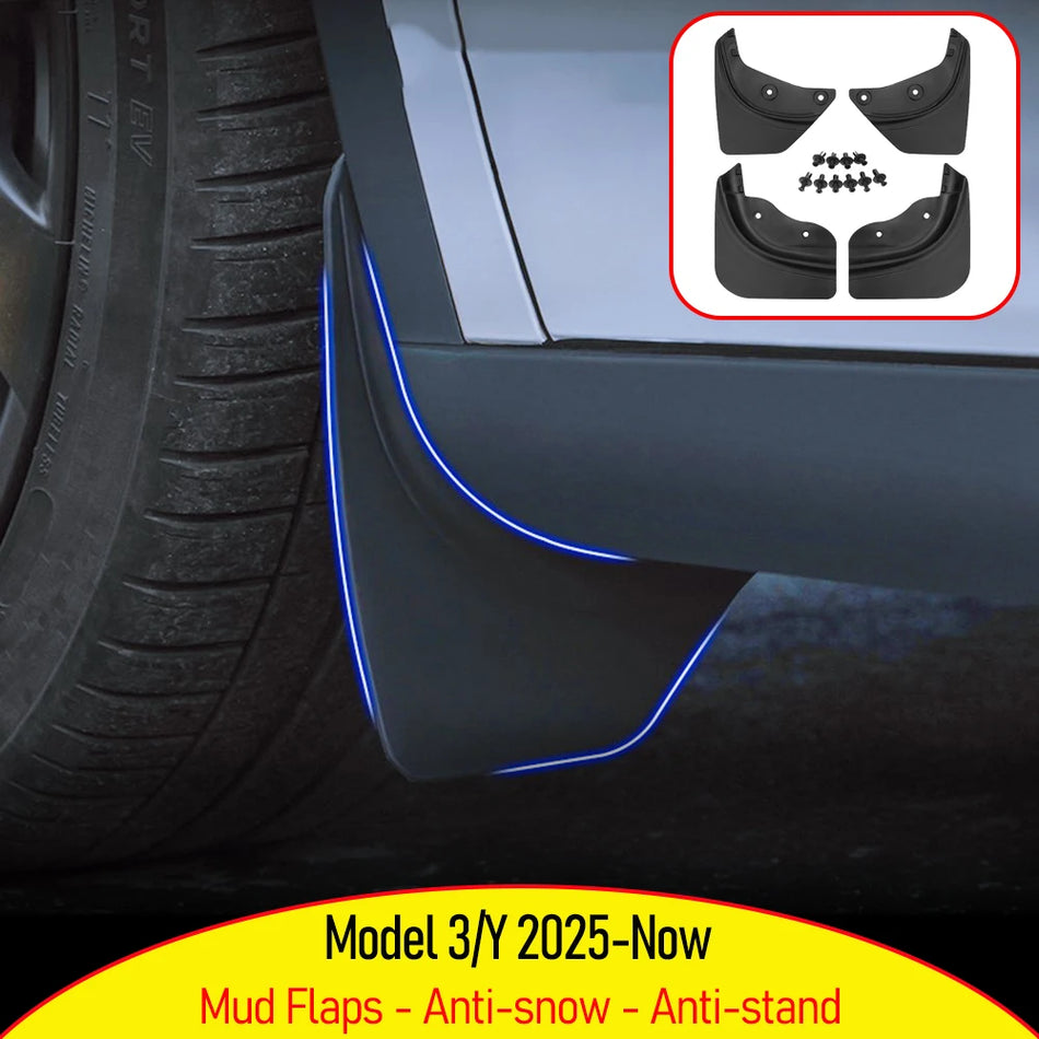 Hochwertige Spritzschutz für Tesla Model Y Juniper Model 3 YL 2025 2026