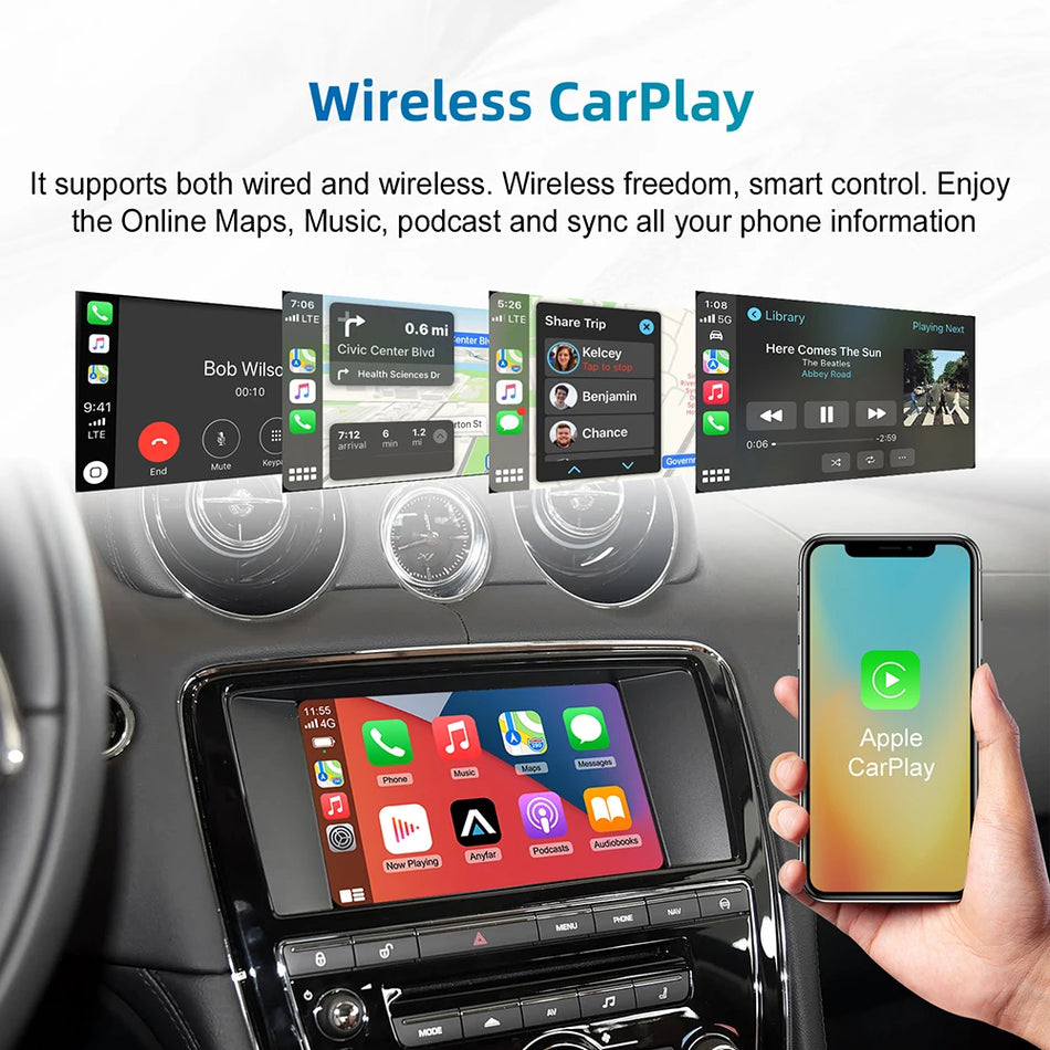 Land Rover Discovery CarPlay Android Auto AI Box, Multimedia Wireless