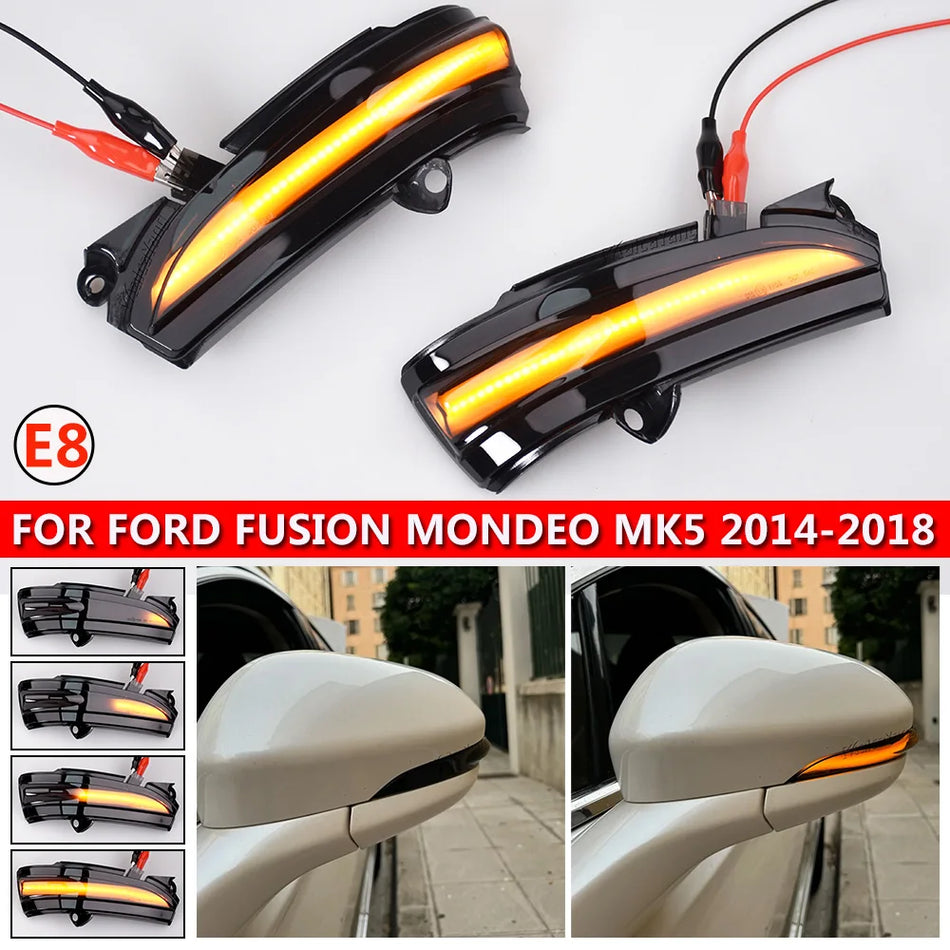 LED Järjestikuline Külgpeegli Suunatule Tuled Ford Mondeo MK5