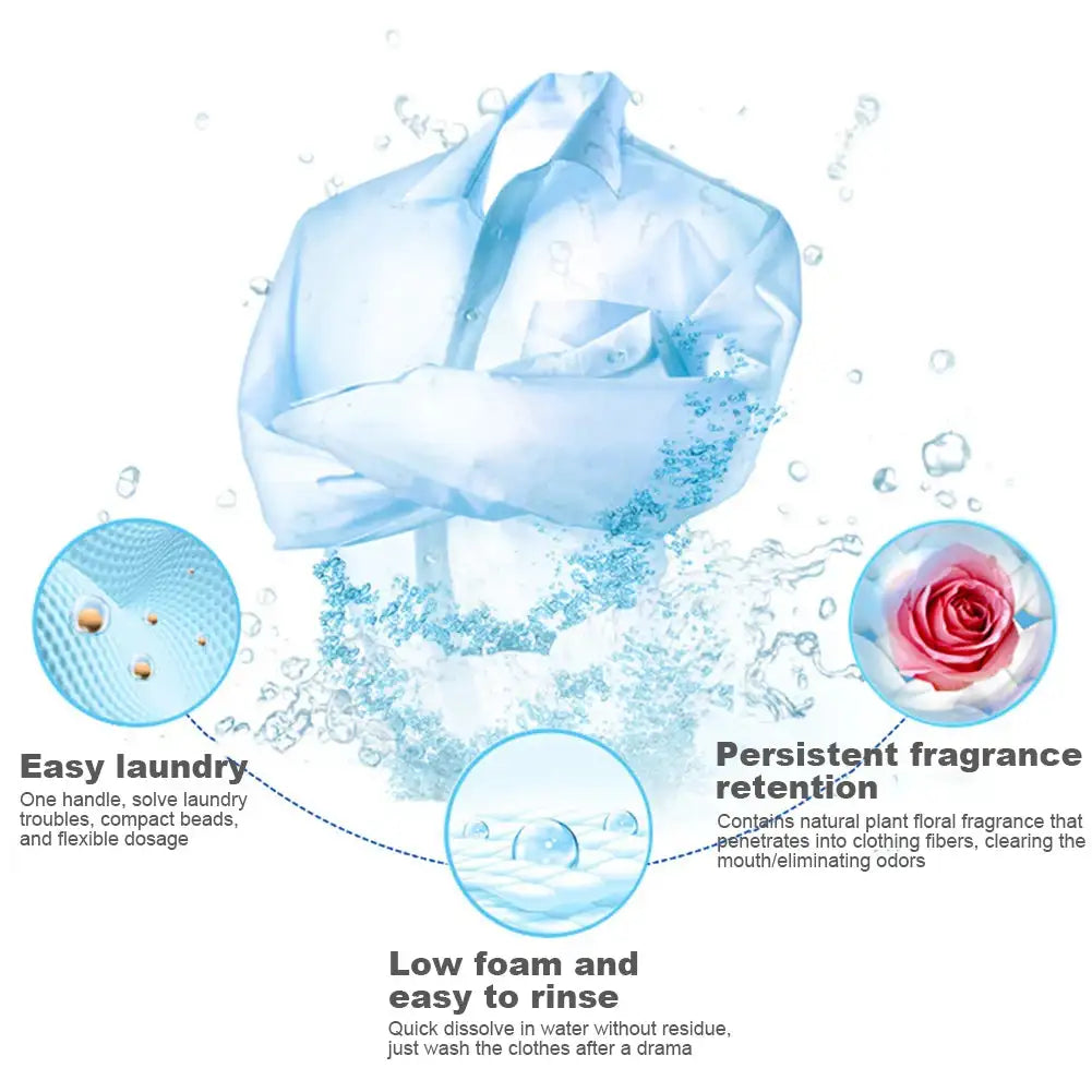 100Pcs Laundry Scent Booster Beads Anti Static Fragrance