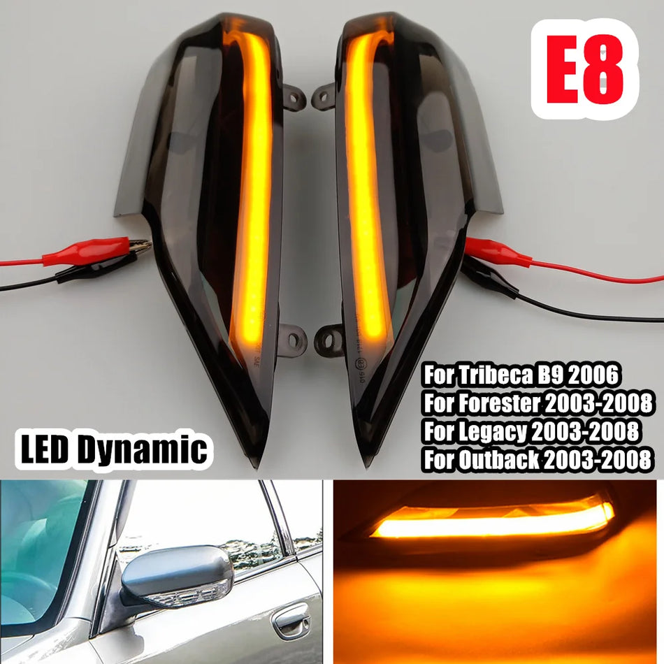 LED dinaminiai posūkių signalai Subaru Forester Legacy Outback 2003-2008