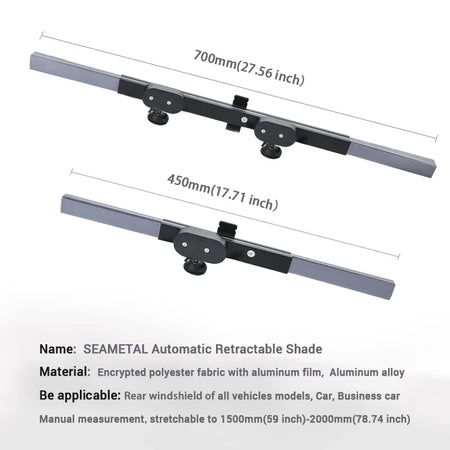 NoEnName_Null Foldable UV Protection Car Sunshade for Front and Rear Windows