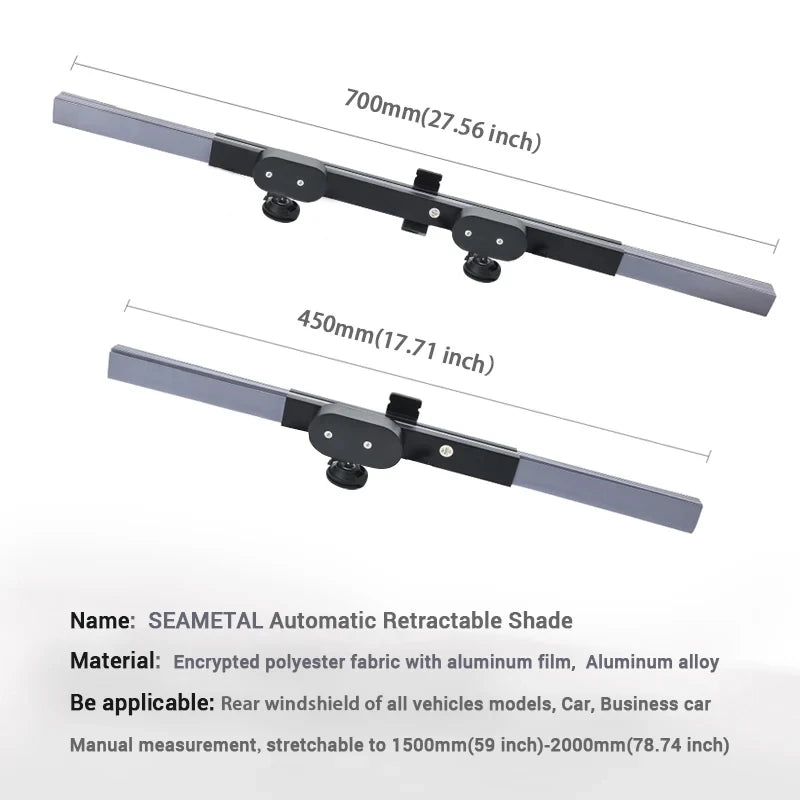 NoEnName_Null Foldable UV Protection Car Sunshade for Front and Rear Windows