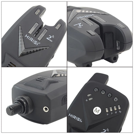 Wireless Carp Fishing Alarm Set S3 with Remote Control and LED Indicators
