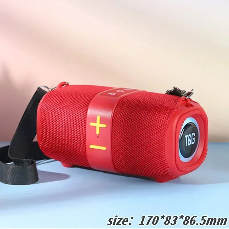 TG667 Outdoor Portable Dual Bluetooth Speaker with RGB and Subwoofer Red