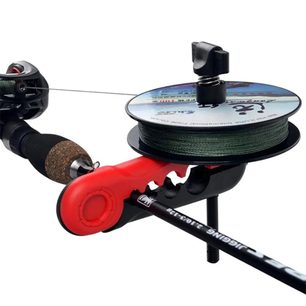 Portable Fishing Line Winder &ndash; Multi-Functional Spool Rod Holder Tools