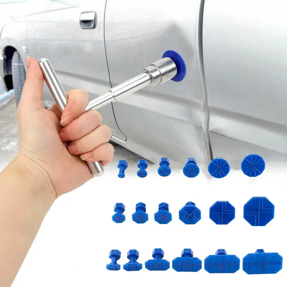 Car Dent Repair Puller Kit With 18 Piece Glue Tabs Pro