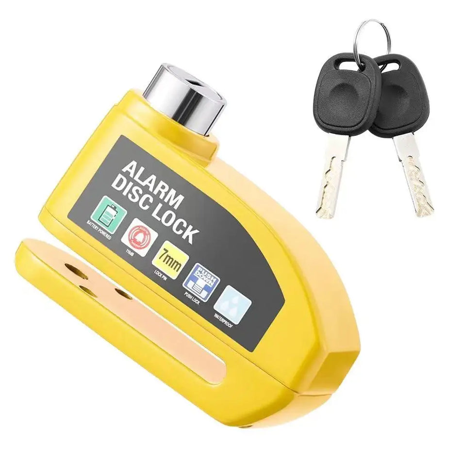 Αδιάβροχος Συναγερμός Μοτοσυκλέτας Κλειδαριά Δίσκου Με Βάση Και Σχοινί Υπενθύμισης