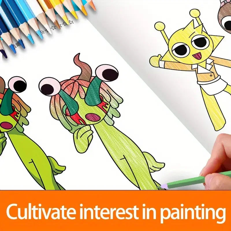 Rhythm Box Coloring Book Sprunki &ndash; Vibrant Illustrations