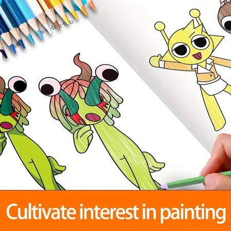 Rhythm Box Coloring Book Sprunki &ndash; Vibrant Illustrations