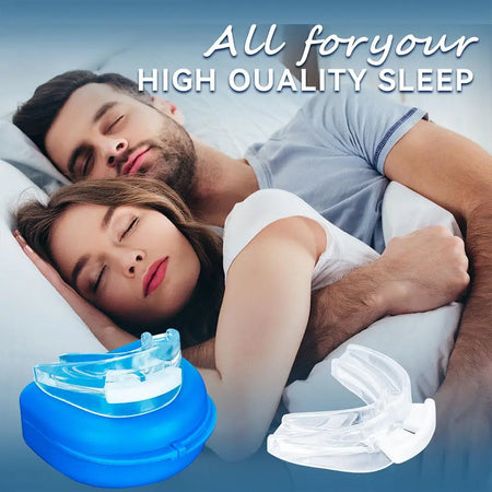 Stop Snoring Bruxism Silicone Mouth Guard &ndash; Comfortable Fit