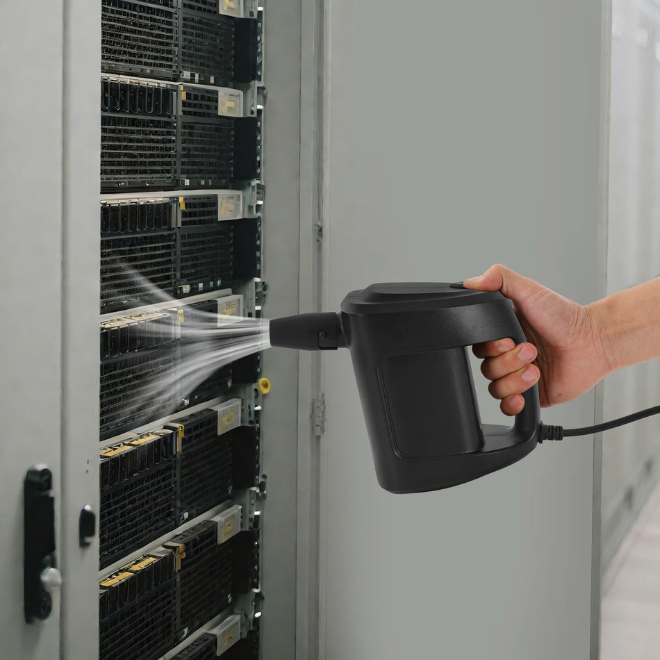 350W Sladdlös Handhållen Blåsare 4 Munstycken Svart Luftblåsare