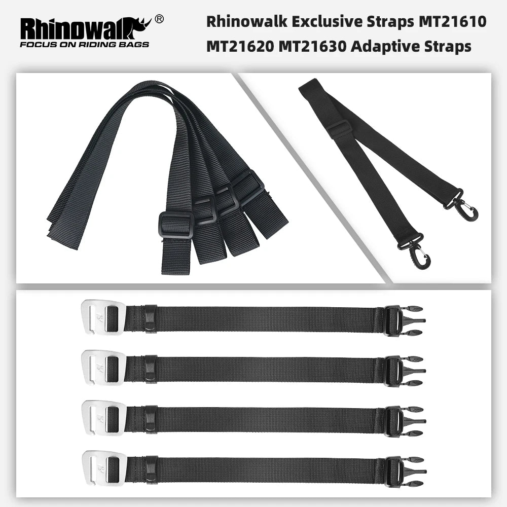 Rhinowalk Motorcycle Bag Straps &ndash; Durable Polyester Construction