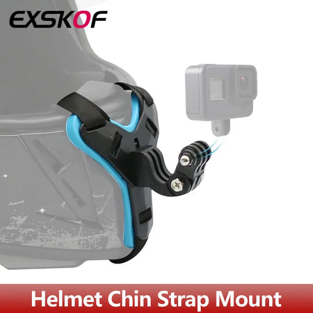 Motorcycle Helmet Chin Strap Mount for GoPro &amp; Action Cameras | Secure &amp; Compatible