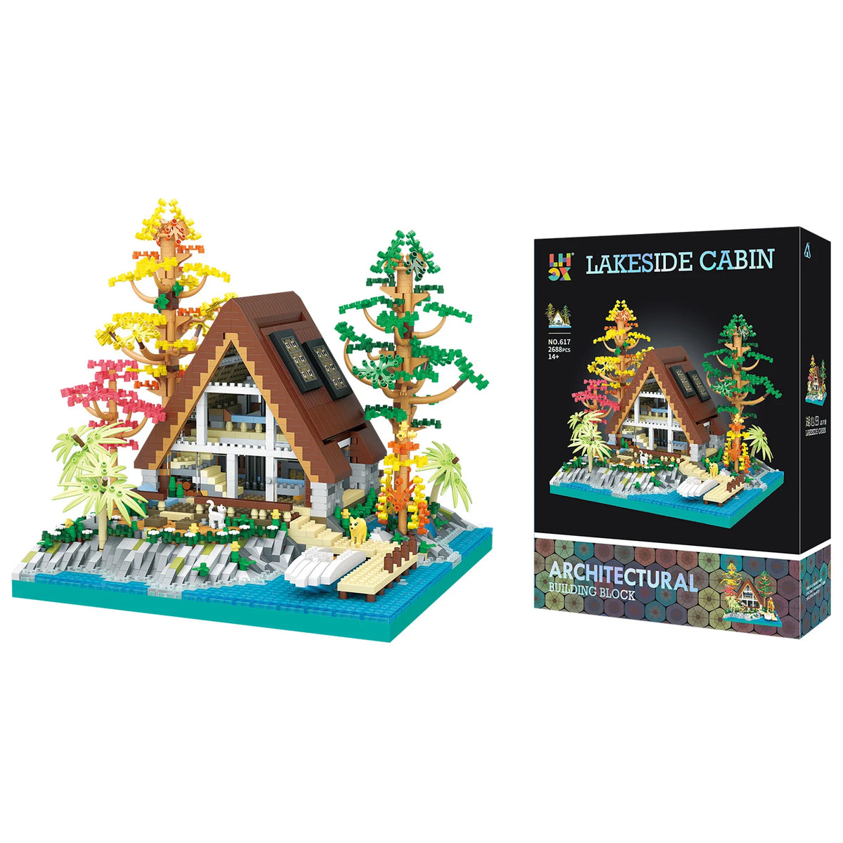 Lake Island Building Blocks &ndash; Creative Assembly Fun for Kids Original Box