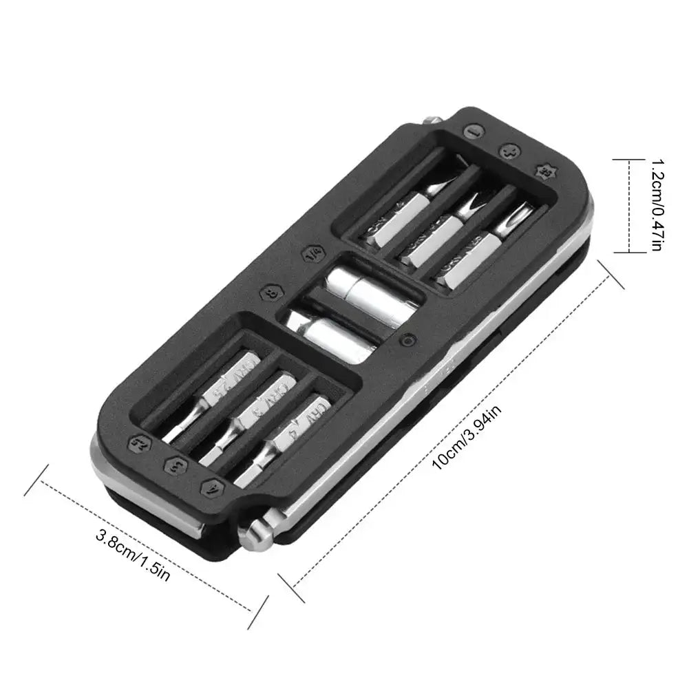 10-In-1 Bicycle Multi-Tool Portable Socket Set For Repair