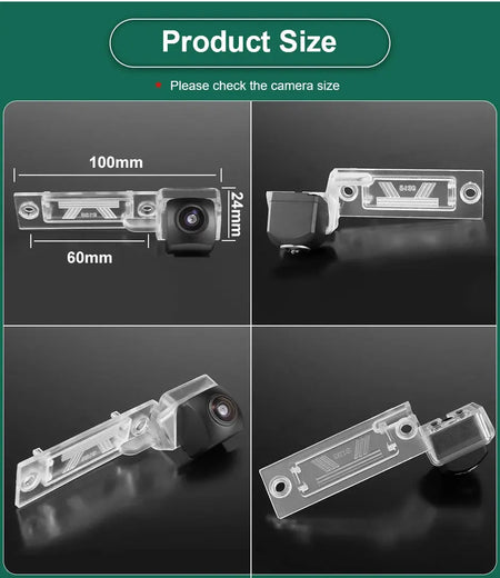 CVBS/AHD 720P RCD330 Car Reverse License Plate Light Camera with Filter Relay For VW Passat B6 CC Touran Caddy Golf Plus Touareg by InterCyprus Trading Ltd