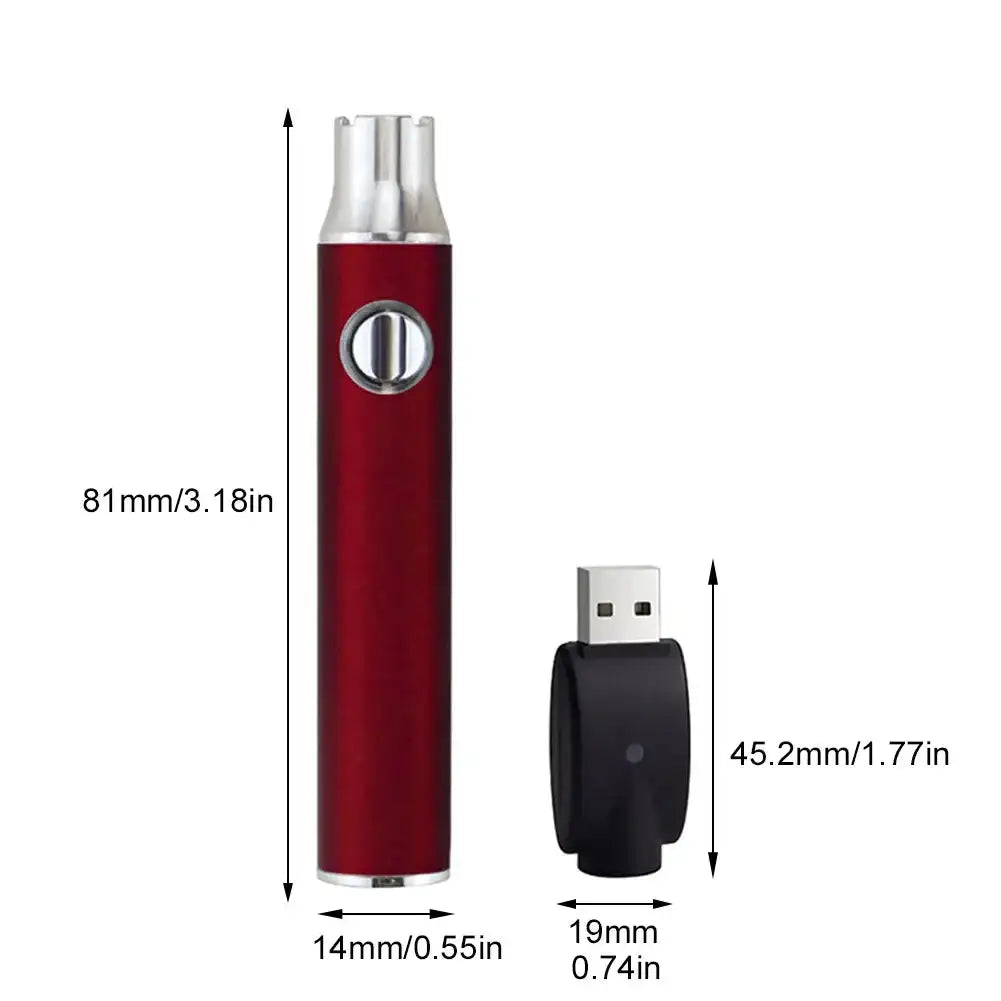 Cordless USB Soldering Pen 5V 8W Rechargeable Temp Control 650 mAH red