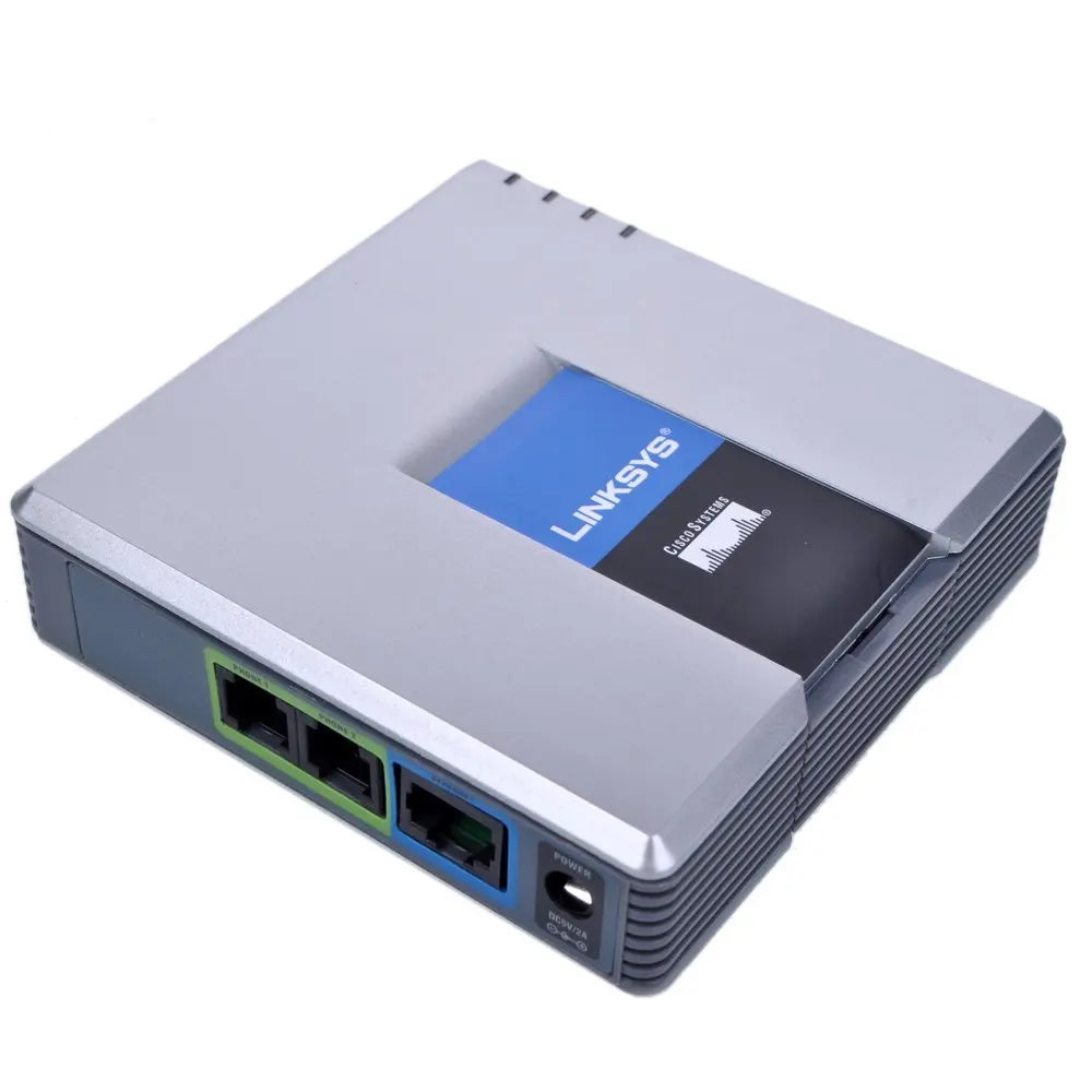 LEK Passerelle VoIP téléphone Internet 2 ports adaptateur SIP RJ45 LEK Passerelle VoIP téléphone Internet 2 ports adaptateur SIP RJ45