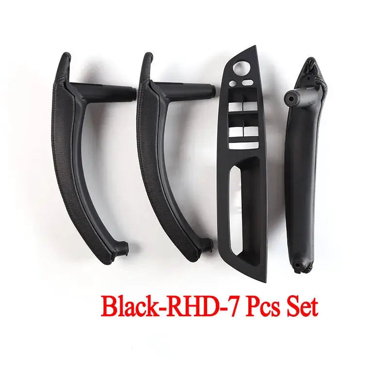 E70 E71 LHD RHD Upgraded Full Set Interior Door Handle with Leather Cover Assembly For BMW X5 X6 E70 E71 E72 2007-2014 by InterCyprus Trading Ltd